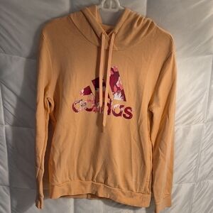 Adidas Rare Limited Edition Floral Logo Hoodie Salmon / Pink size M